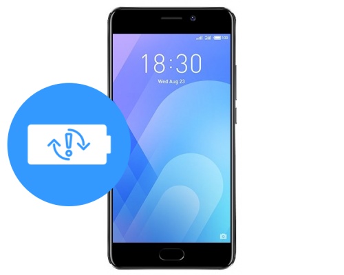 Замена аккумулятора (батареи) Meizu M6 Note